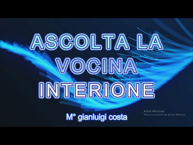 La Vocina Interiore: Ascoltarla o Ignorarla?