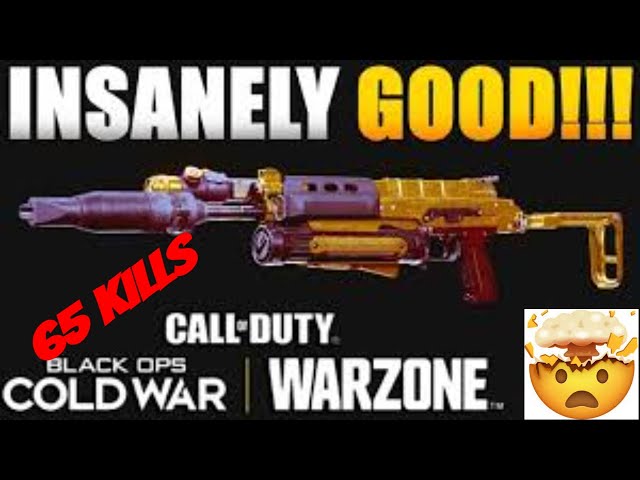 65 KILLS w/ the BLACK OPS COLD WAR BULLFROG!!!!!!  PLAYSTATION 5 GAMEPLAY