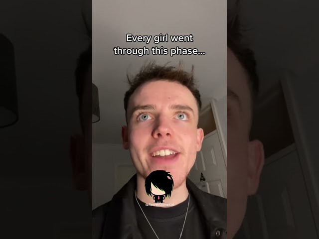 Did you go through your emo phase  #british #uk #emo #goth via joeleggett tiktok