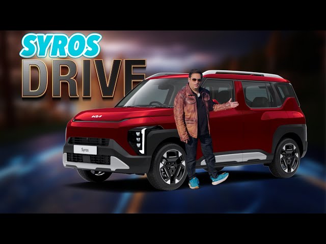 Kia Syros Test Drive - 120KM speed, ADAS Level 2 collision detection