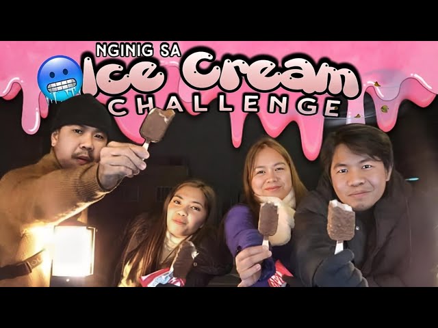 Ice Cream Challenge Habang Nilalamig sa South Korea