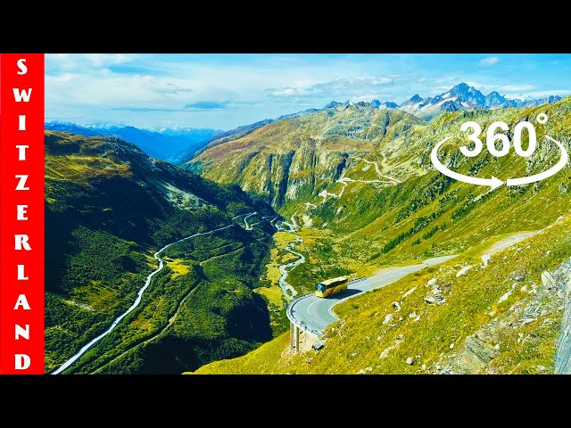 BEST 360° Virtual Driving Tour in Switzerland /See Amazing Alpine Scenery /Relax with LoFi Music