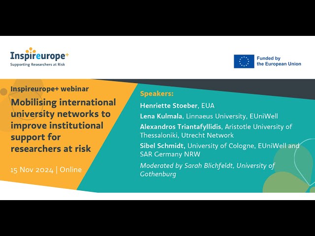 Mobilising international university networks to improve support for researchers at risk