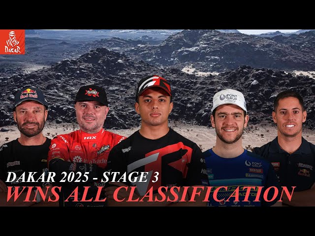 Stage 3 Dakar Rally 2025 - Results of all Сlassifications