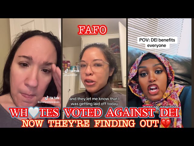 #FAFO Season Continues: Wh🤍tes Women Loosing JOBS After Voting Against DEI