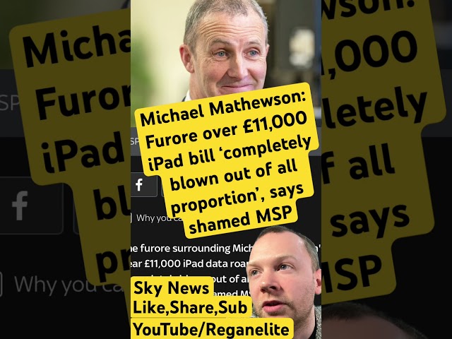 Michael Matheson: Furore over £11,000 iPad bill ‘completely blown out of all proportion’, says MSP