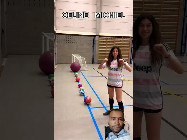 10-BALL REBOUND GAME 🙈👀 @CelineDept #football #celinedept @CEMI #football #10balls #footballskil