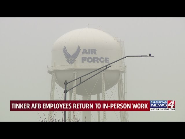 Tinker AFB employees return to in-person work