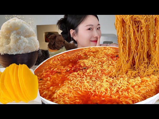 ASMR 히밥 김찌라면 찐리뷰해볼게요😁 김치찌개 라면 밥 리얼먹방 :) Kimchi ramen MUKBANG