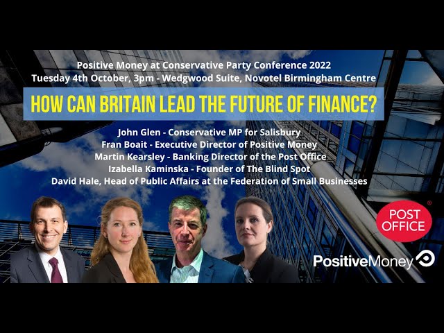 Positive Money at Conservative Party Conference 2022