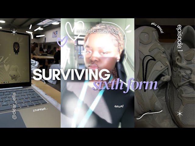 SURVIVING YEAR 13 ep.1: a REALISTIC Study Vlog ★彡 (studying, shoe unboxing, CAP 5 prep, yap, GRWM)