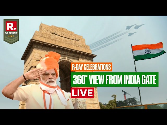 Live: 360 Degree View Of 76th Republic Day Celebrations From Top Of India Gate