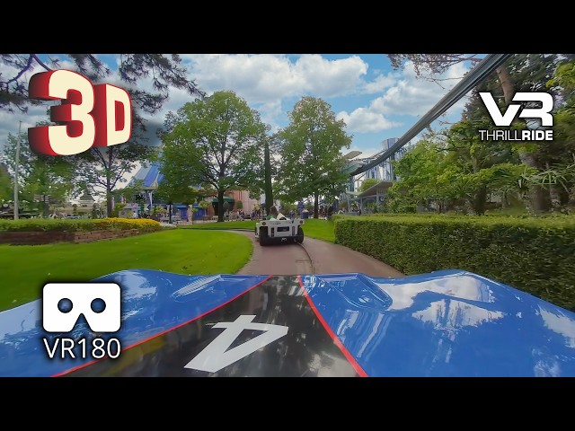 Unbelievable 3D VR180 Onboard SilverStone Race Track at Europa Park Germany