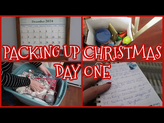 VLOGMAS 2024 - PACKING UP CHRISTMAS DAY ONE