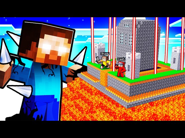 GIANT HEROBRINE vs Security Base in Minecraft!