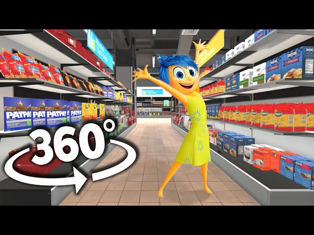 360° Inside Out 2 - Joy Supermarket | 4K VR 360 Video