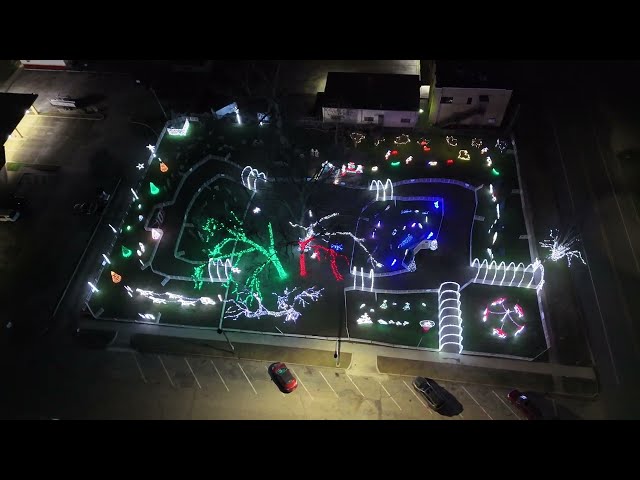 Christmas Park (Night-Time)  Vid 2 of 2 @BayouDrones