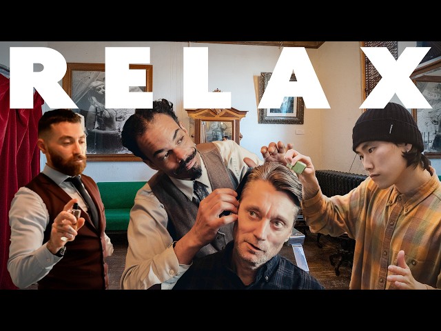 💈 Relaxing Barbershop Hair Styling Compilation | 7 Countries, One Calm Journey ✨