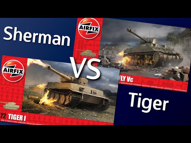 Airfix Tiger 1 & Sherman Firefly Vc Starter Sets! Plastic Model Kits in 1/72 - Unboxing Review