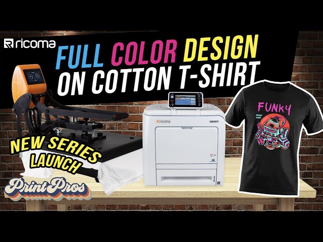 2-Step Heat Transfer Printing | Full-Color Design On Cotton T-Shirt | Print Pros (Ep 1)