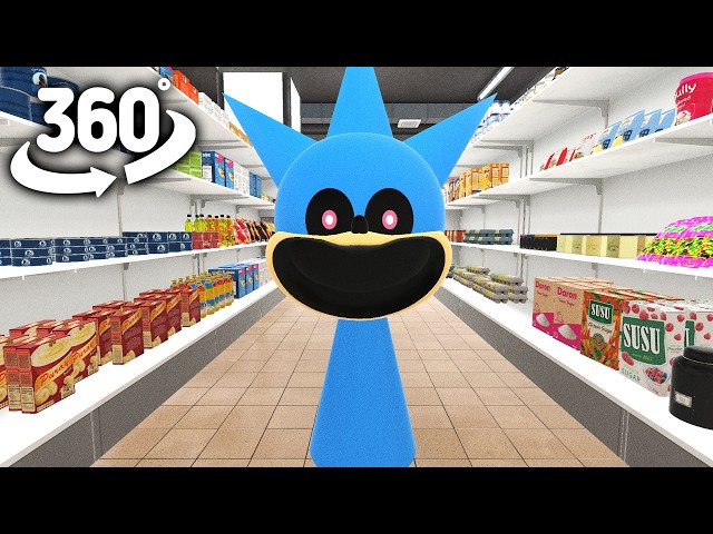 Sprunki Sonic in Supermarket | 360° VR