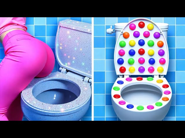 COOL BATHROOM GADGETS CHANGED MY LIFE! Crazy Must-Have Toilet Gadgets and Hacks by Rocketmons!