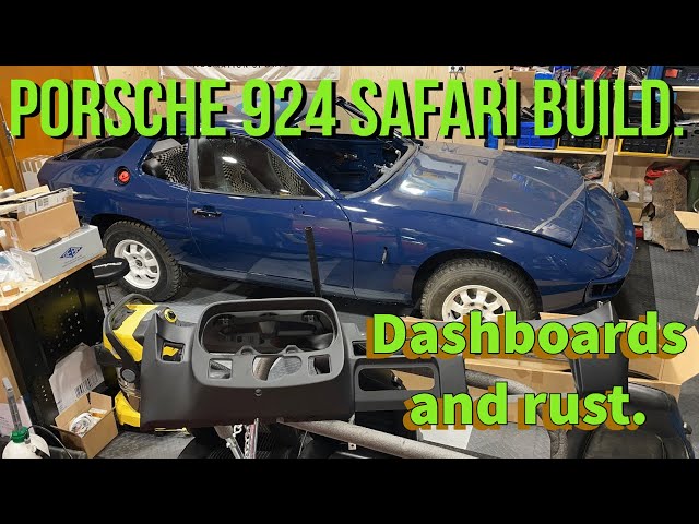 Building a Porsche 924 Safari: New dashboard and rust. #Dashboard #Rust