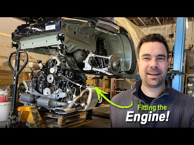 Porsche 911 (996) Restoration - Installing the Engine - Part 69