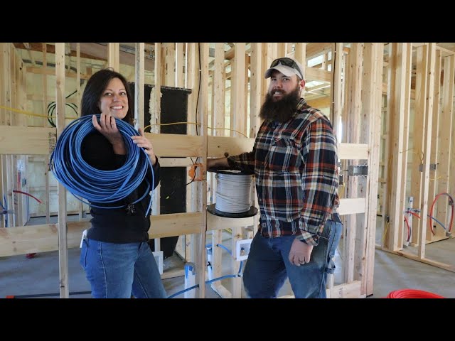 The Start of the Electrical in Our Post Frame House