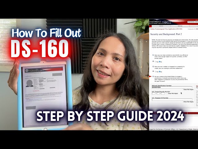 HOW TO FILL OUT FORM DS-160 | K1 Visa Application 2024 | Step By Step Guide