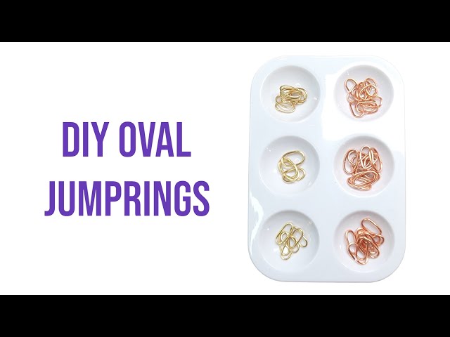 Let's make oval jump-rings - DIY Tutorial - Mini Series Part 2