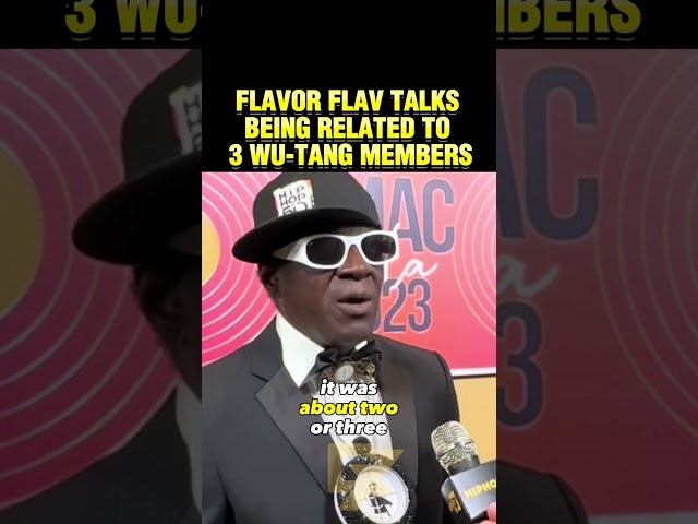 Flavor Flav Has 3 Wu-Tang Clan Family Members??? 🤯😳