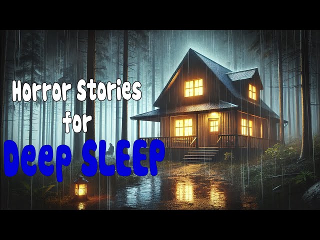 True Scary Stories with Rain Sounds for Deep Sleep | Fall Asleep Fast and Relax Vol. 9 l Creepy Myth