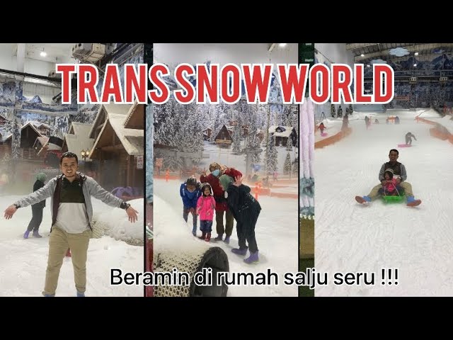 Bermain rumah salju part 1 !! Seru banget trans snow world #transsnowworldbekasi