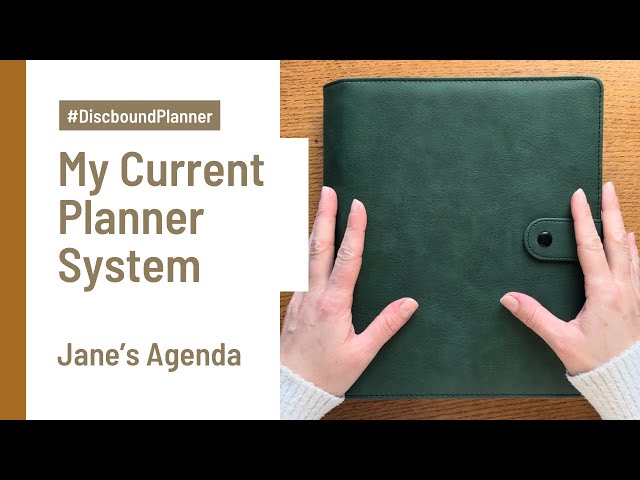 My Current Planner System | Discbound Jane’s Agenda | April Monthly Weekly