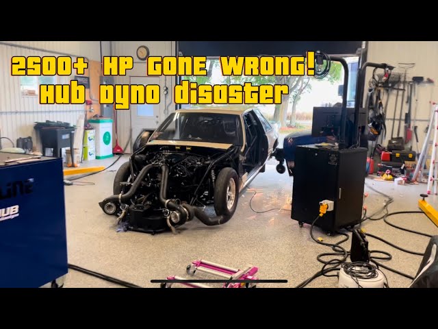 2500+ HP Gone Wrong! Hub Dyno Disaster.