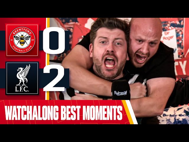 DARWIN NUNEZ WINNING GOAL!!! WILD SCENES! | Brentford 0-2 Liverpool | WATCHALONG BEST BITS!