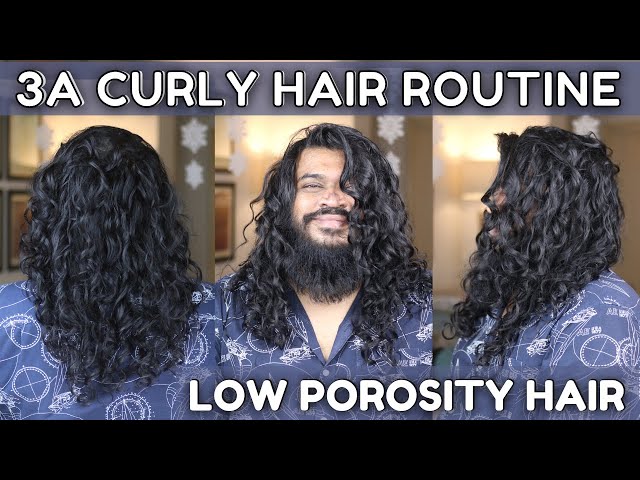 Curly Hair Routine | 3a Low Porosity Hair Routine | Indian Curly Hair 2022