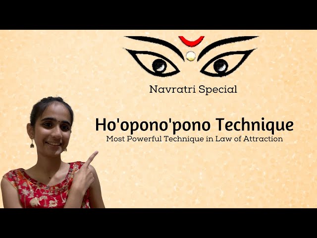 Ho'opono'pono technique. Most Powerful Technique in Law of Attraction! Heal everything with this!!