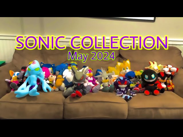 Sonic Plush Collection May 2024!