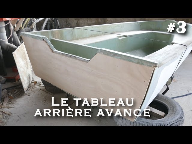 Le tableau arrière avance | Restauration Bateau #3