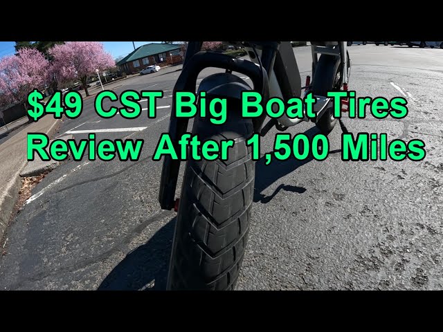 $49 CST Big Boat Fat Tires After 1,500 Miles