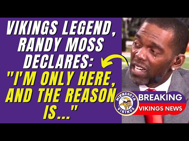 💜😭 MOSS CRIES: IN AN EMOTIONAL MOMENT, HE DEMONSTRATES STRENGTH IN HIS RETURN! MINNESOTA VIKINGS