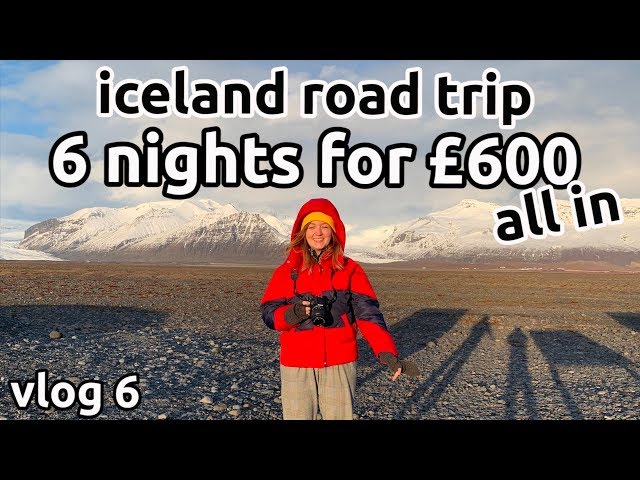 £19 reykjavik hostel | EPIC 6 nights for £600 iceland road trip | vlog 6