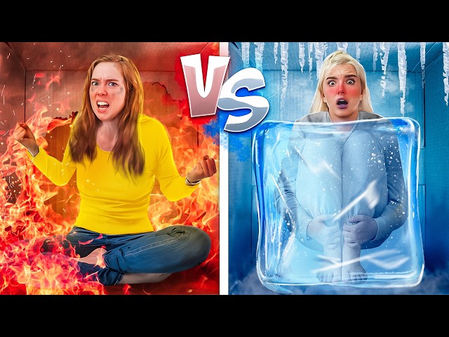 ¡Desafío caliente vs frío con amigos! ¿Quién resistirá más? 🔥❄️