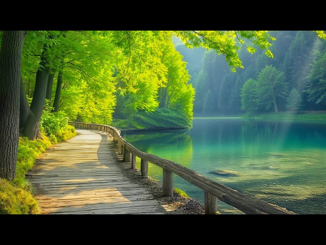 Calm Music 🌿 Gentle Waterfall Sounds and Piano for Relaxation and Stress Relief