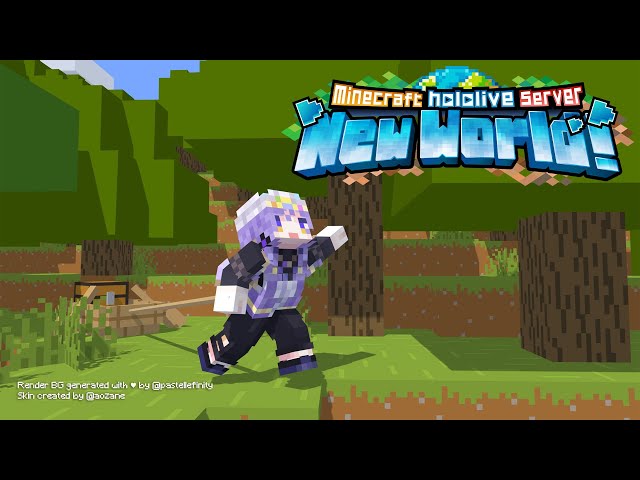 【Minecraft】CHILLING BEFORE COUNTDOWN?!【Moona Hoshinova】