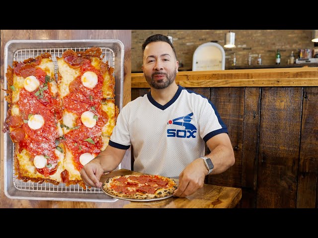 Chicago's BEST Pizzeria? Eating Neapolitan Pizza & Detroit Style Pizza at Paulie Gee's Logan Square