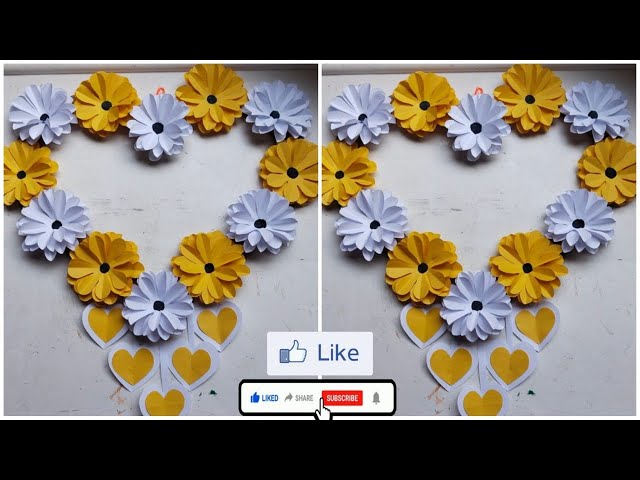 Easy Paper Flower 🌼 Making | How to make easy paper flowers 🌻| Paper Flower 🌸 Making Step By Step ✅