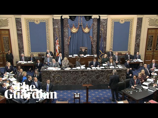 Trump impeachment: trial begins in US Senate – watch live